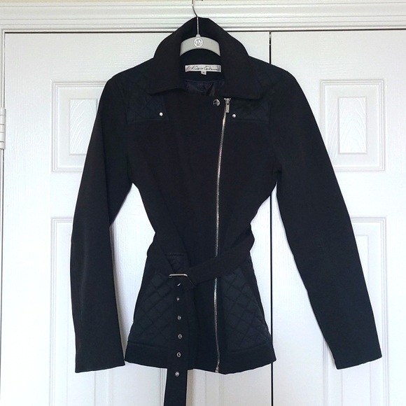 Kenneth Cole All weather Bomber Jacket Quilted-Black sz S - Picture 1 of 5